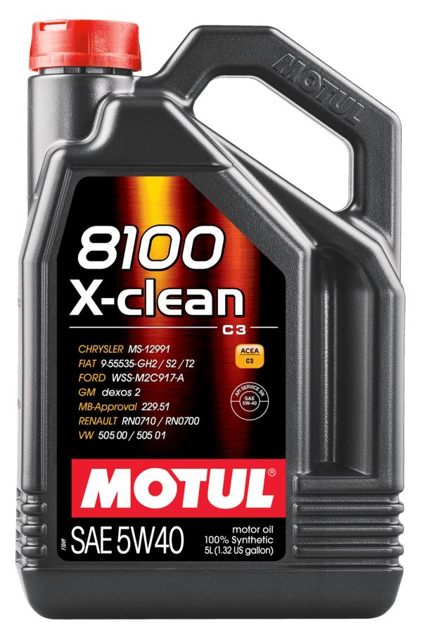 MOTUL 8100 X-CLEAN 5W-40