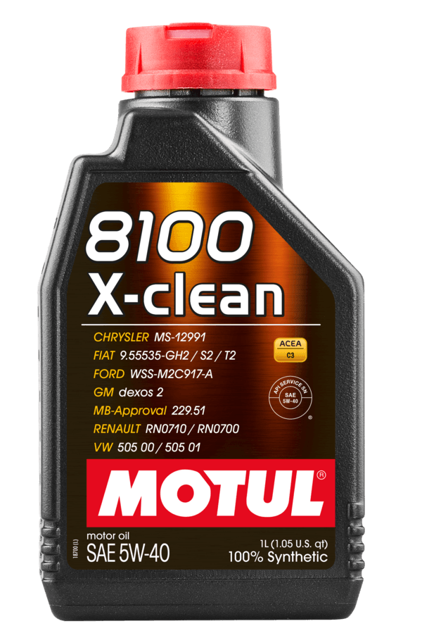 MOTUL 8100 X-CLEAN 5W-40