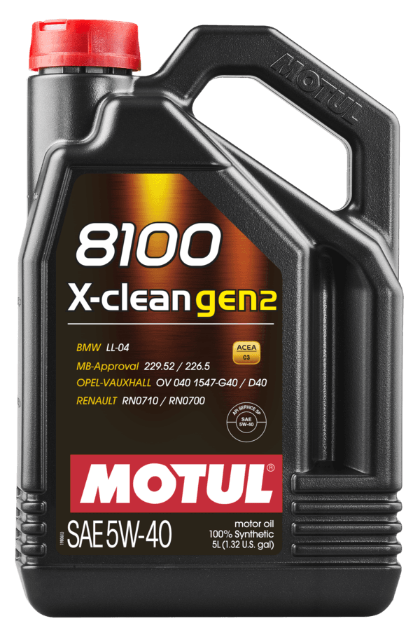 MOTUL 8100 X-CLEAN GEN2 5W-40